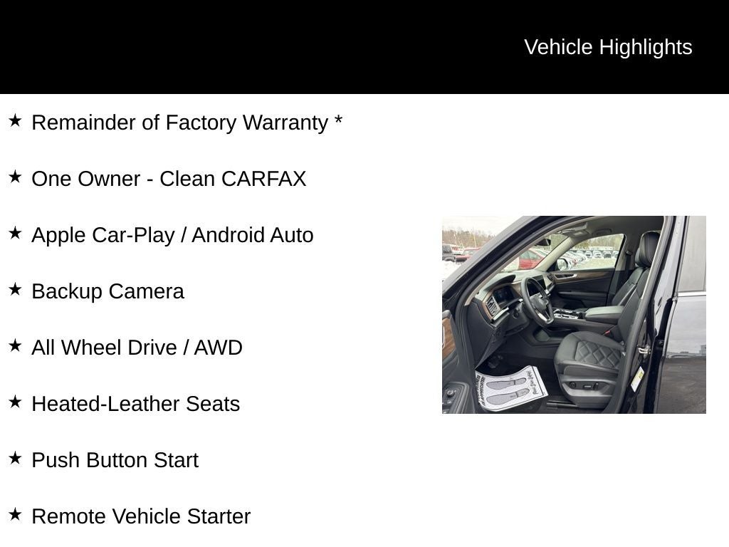 2025 Volkswagen Atlas 2.0T SE w/Technology