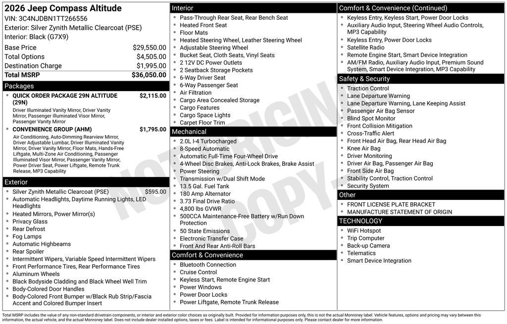 2026 Jeep Compass Latitude