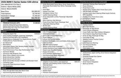 2026 BMW 5 Series 530i xDrive