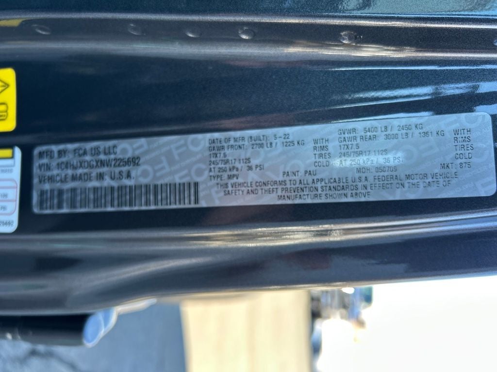 2022 Jeep Wrangler Unlimited Sport S