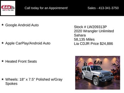 2020 Jeep Wrangler Unlimited Sahara