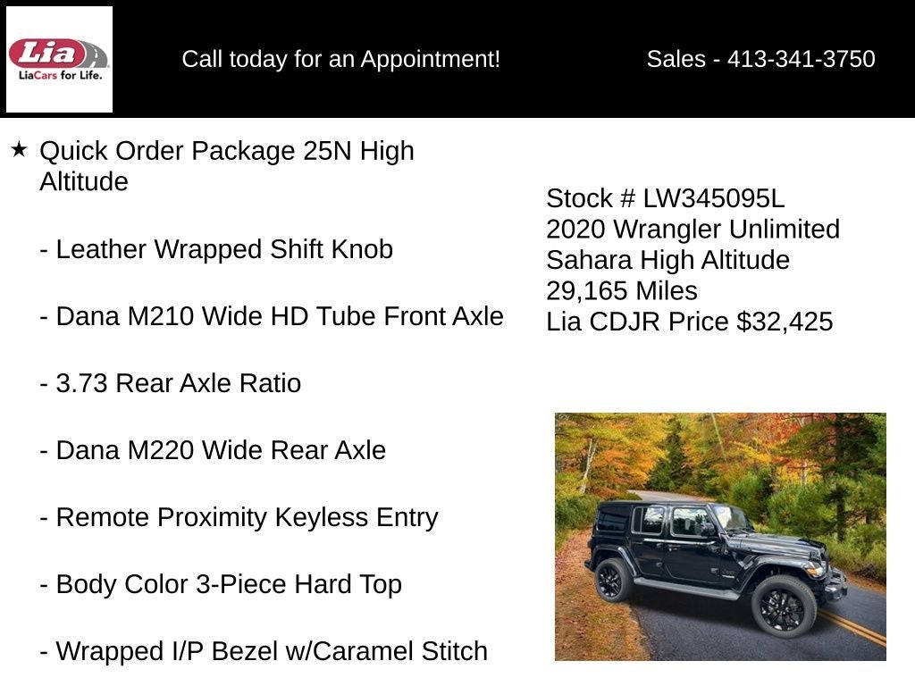 2020 Jeep Wrangler Unlimited Sahara High Altitude