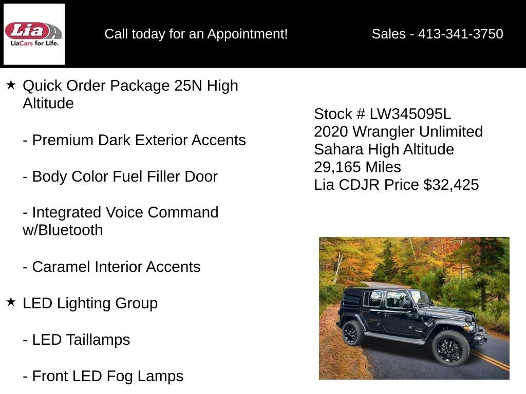 2020 Jeep Wrangler Unlimited Sahara High Altitude