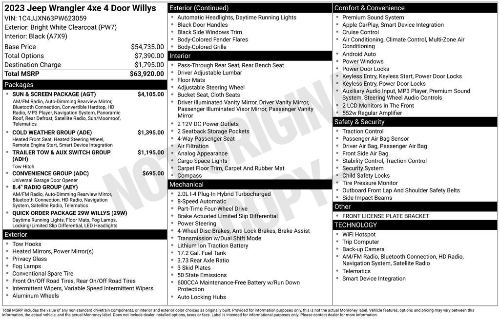 2023 Jeep Wrangler Base 4xe