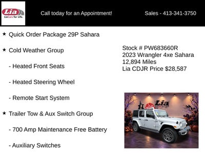 2023 Jeep Wrangler Sahara 4xe