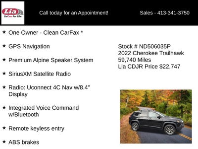 2022 Jeep Cherokee Trailhawk