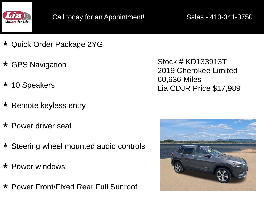 2019 Jeep Cherokee Limited