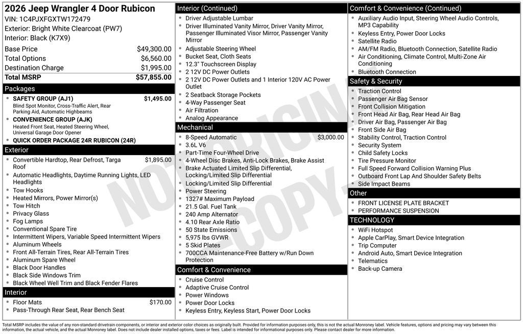 2026 Jeep Wrangler Rubicon