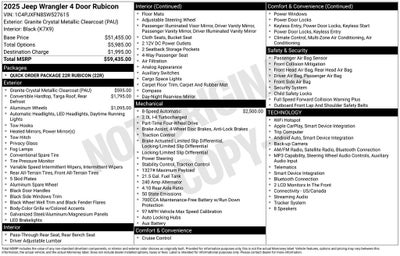 2025 Jeep Wrangler Rubicon