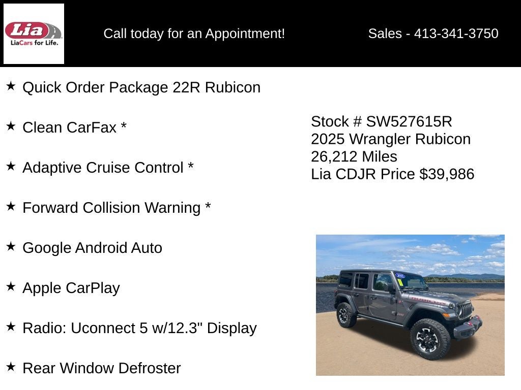 2025 Jeep Wrangler Rubicon
