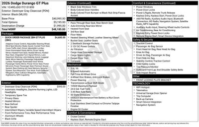 2026 Dodge Durango GT Plus