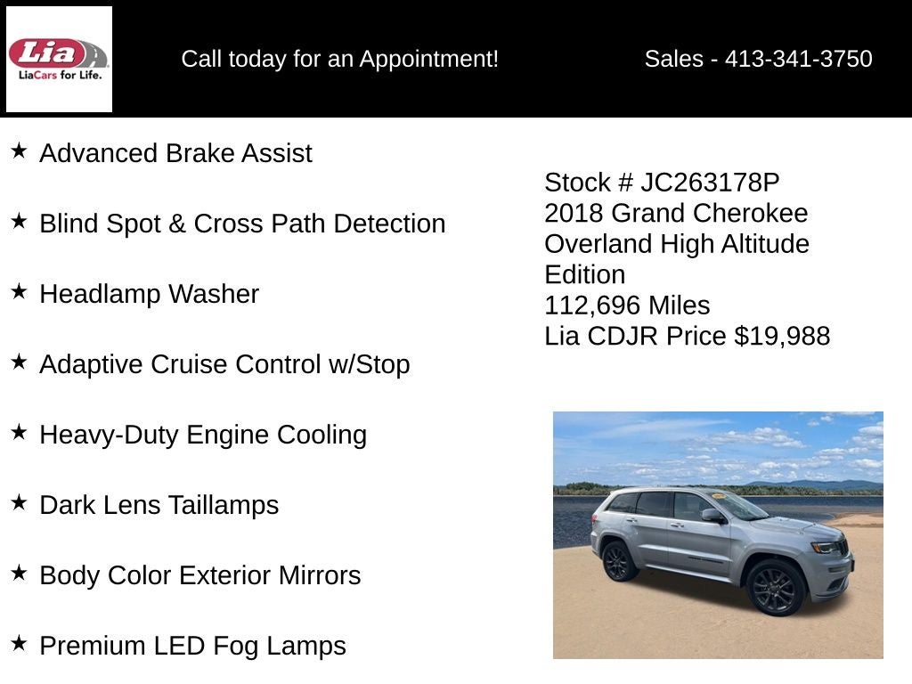 2018 Jeep Grand Cherokee Overland