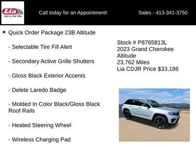 2023 Jeep Grand Cherokee Altitude X