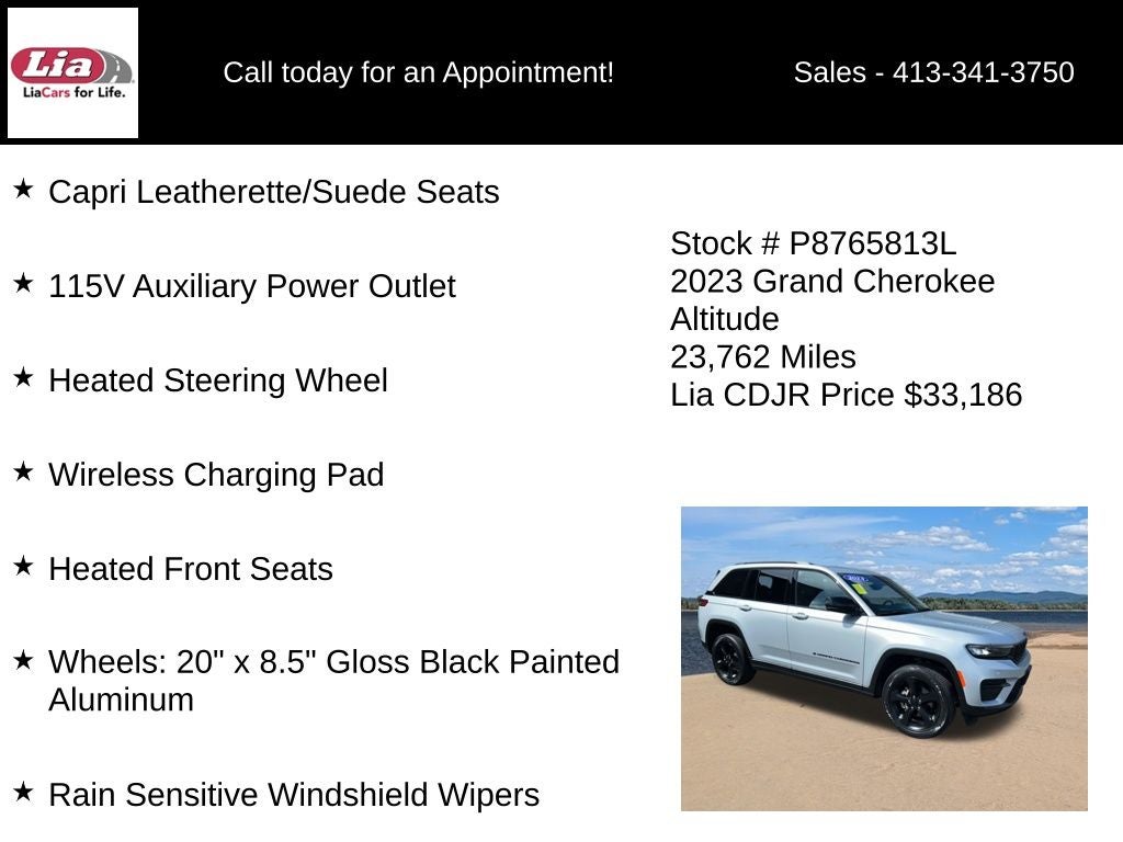 2023 Jeep Grand Cherokee Altitude X