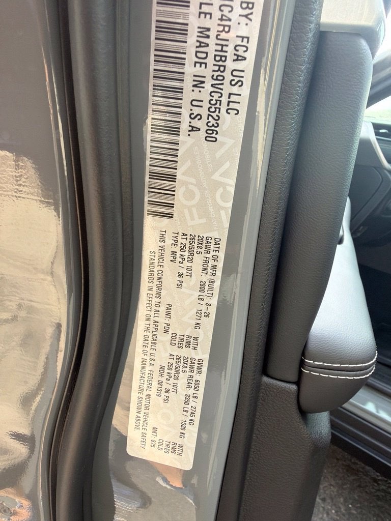 2027 Jeep Grand Cherokee Limited