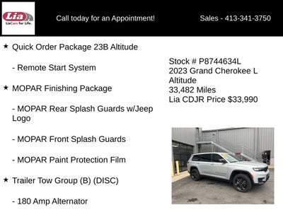 2023 Jeep Grand Cherokee L Altitude