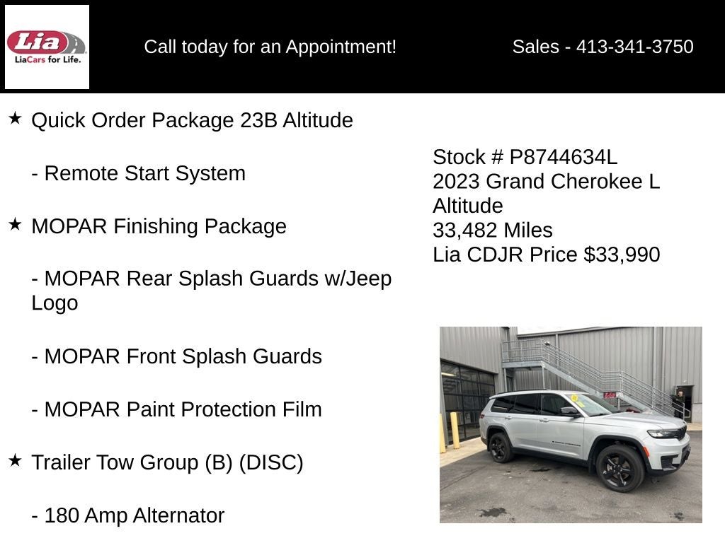 2023 Jeep Grand Cherokee L Altitude