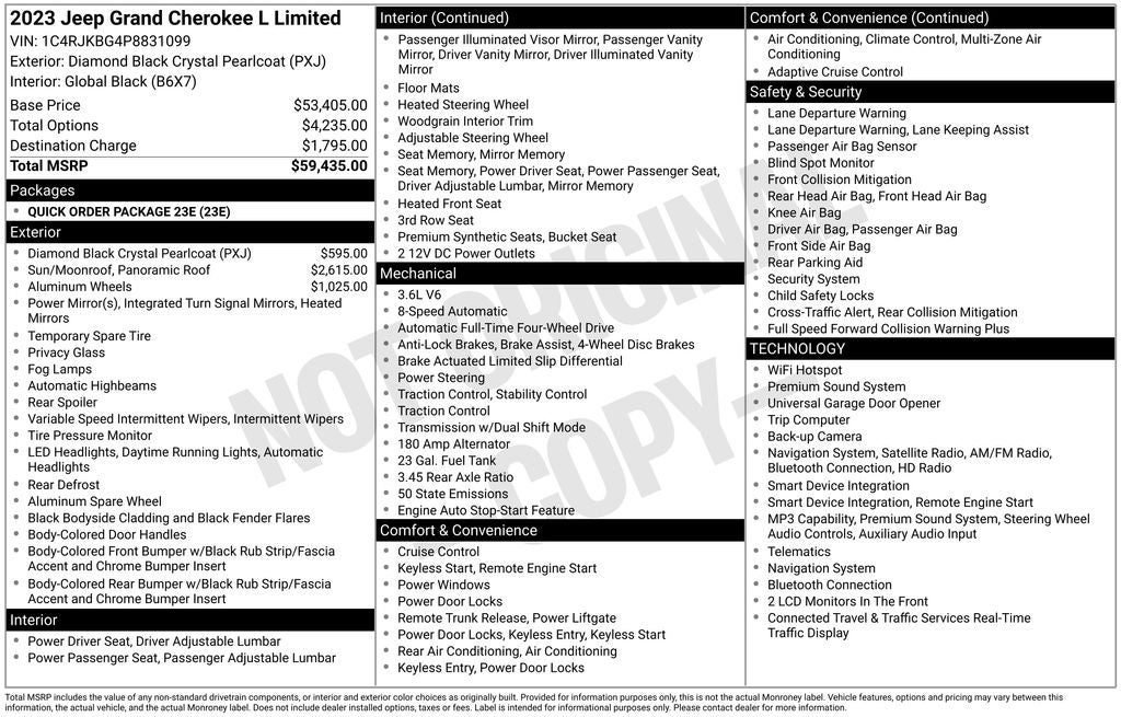 2023 Jeep Grand Cherokee L Limited