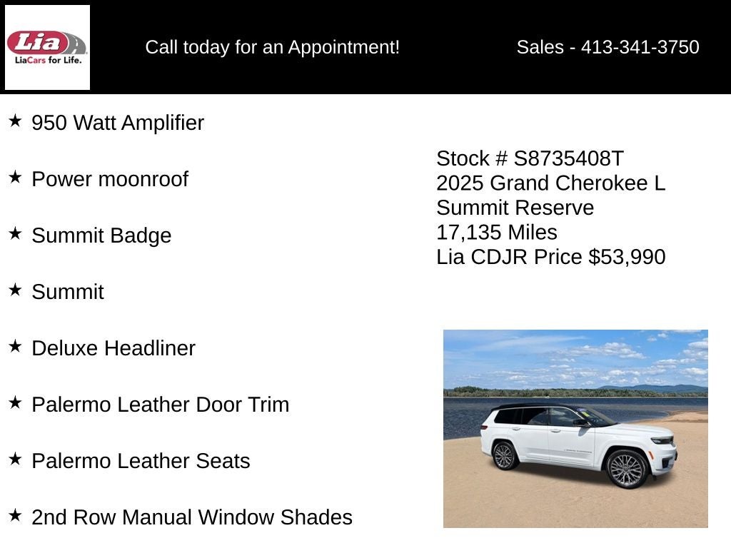 2025 Jeep Grand Cherokee L Summit