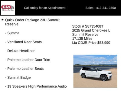 2025 Jeep Grand Cherokee L Summit