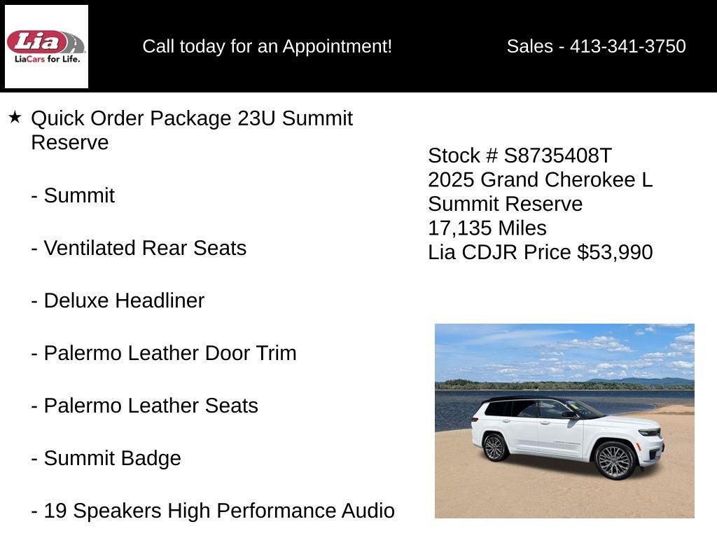 2025 Jeep Grand Cherokee L Summit
