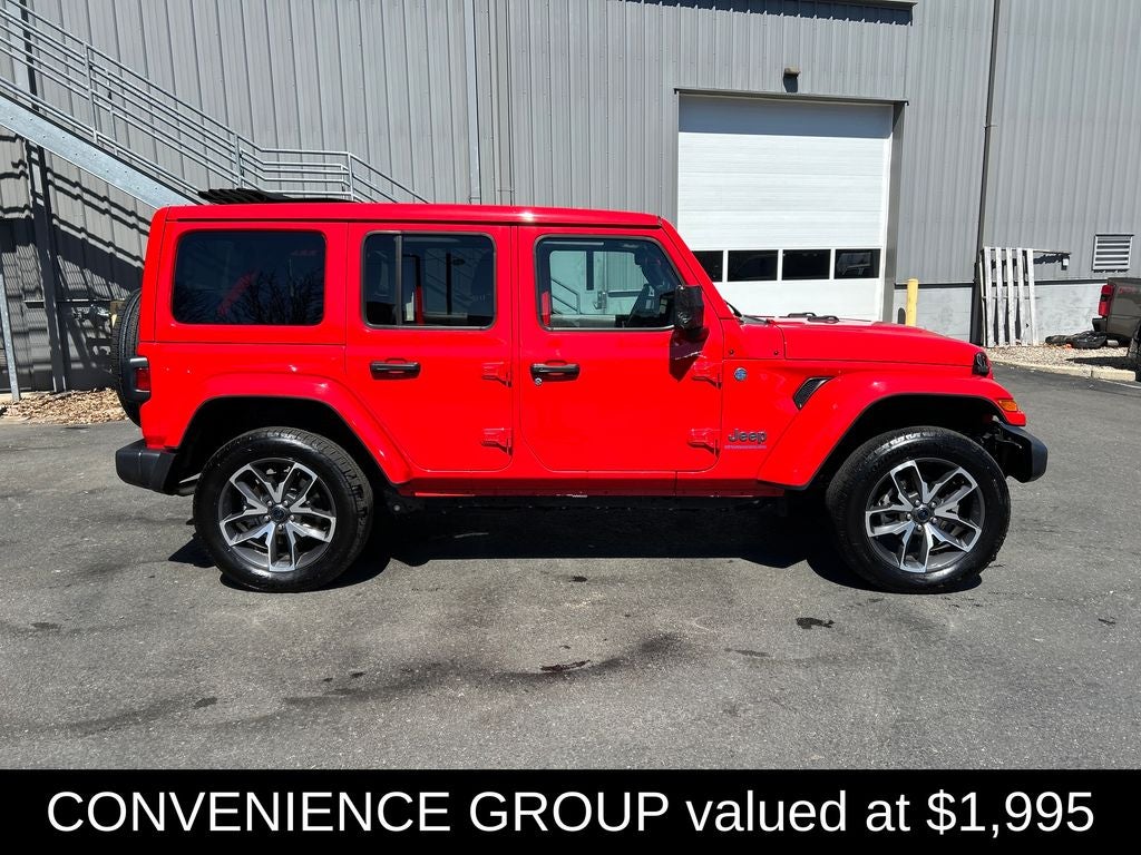 Used 2024 Jeep Wrangler 4xe Sports S 4XE with VIN 1C4RJXN67RW184616 for sale in Northampton, MA