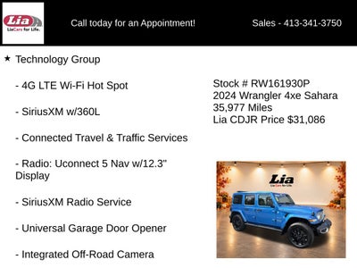 2024 Jeep Wrangler Sahara 4xe