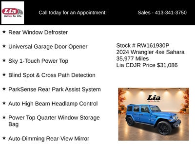 2024 Jeep Wrangler Sahara 4xe