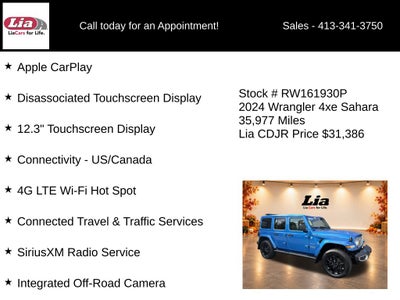 2024 Jeep Wrangler Sahara 4xe