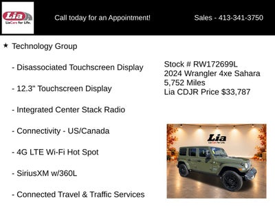 2024 Jeep Wrangler Sahara 4xe