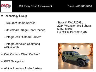2024 Jeep Wrangler Sahara 4xe