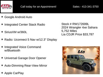 2024 Jeep Wrangler Sahara 4xe