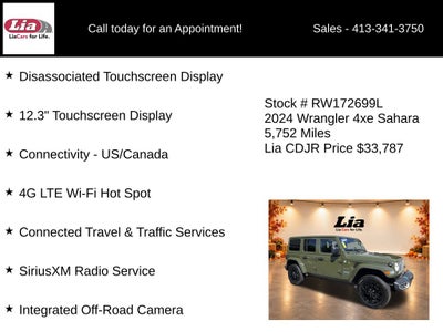 2024 Jeep Wrangler Sahara 4xe