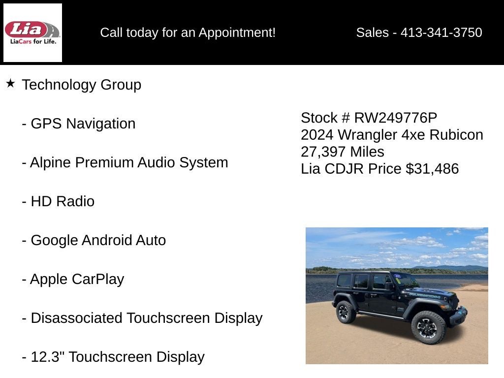2024 Jeep Wrangler Rubicon 4xe