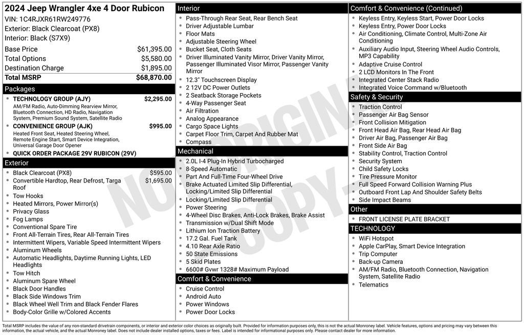 2024 Jeep Wrangler Rubicon 4xe
