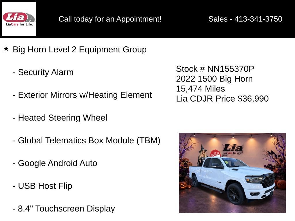 2022 RAM 1500 Big Horn/Lone Star