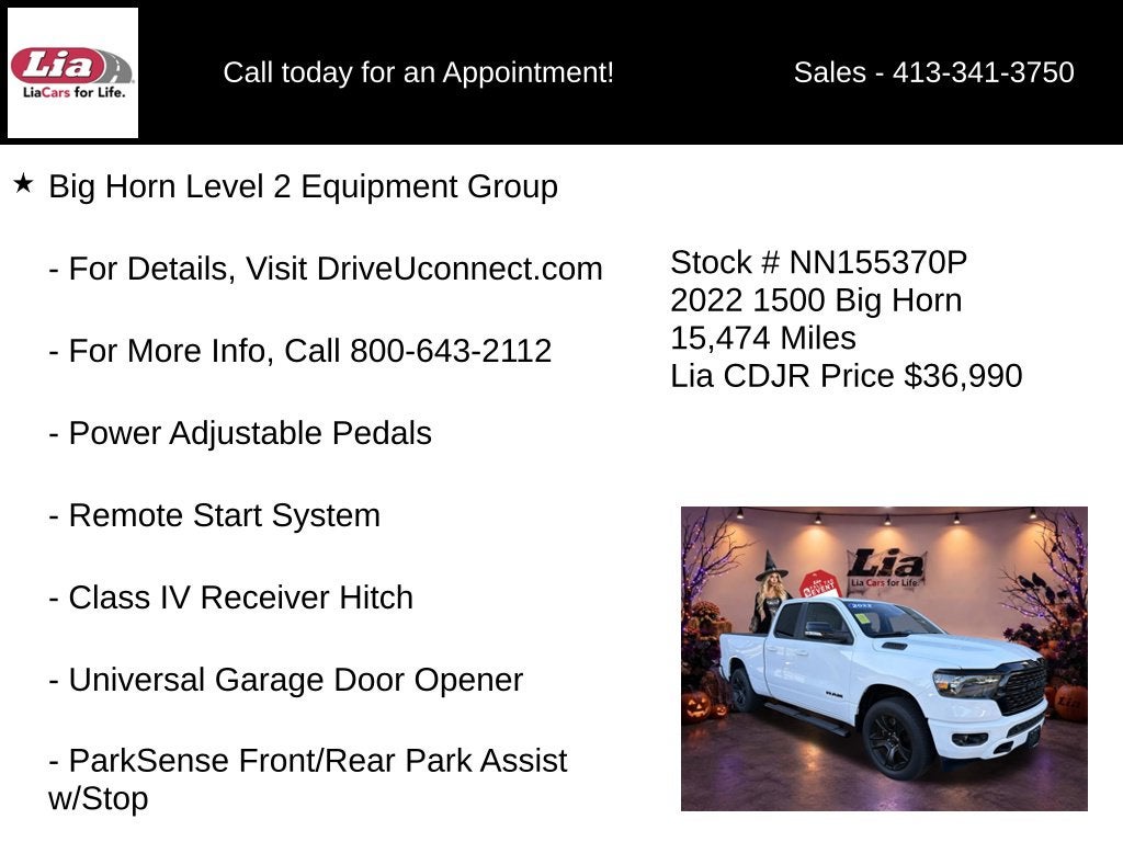 2022 RAM 1500 Big Horn/Lone Star