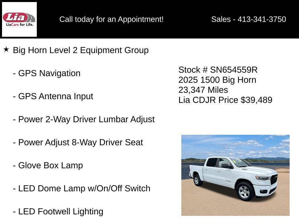 2025 RAM 1500 Big Horn/Lone Star