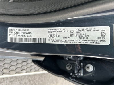 2026 RAM 1500 Laramie