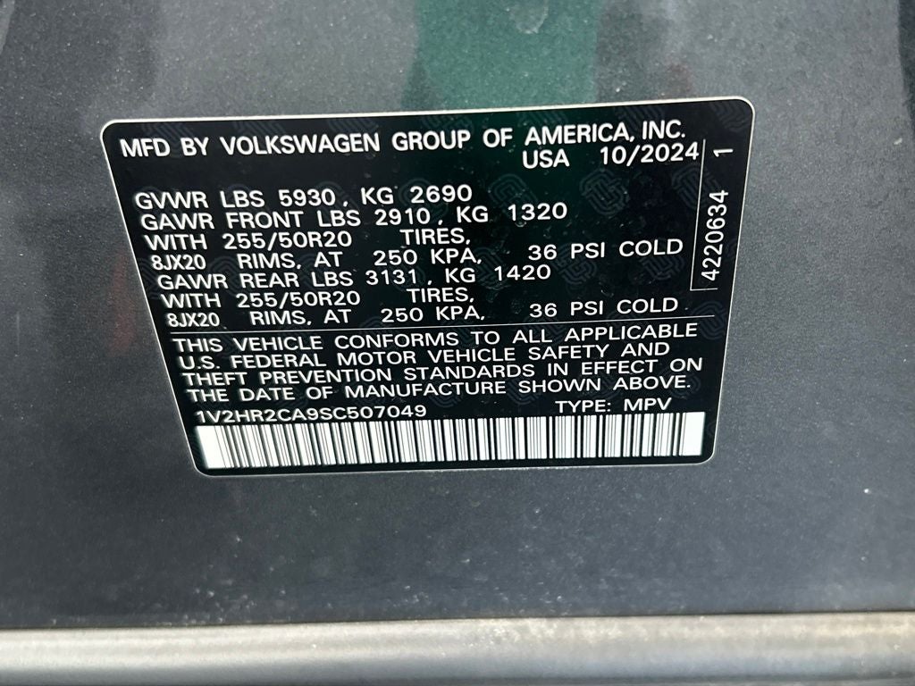 2025 Volkswagen Atlas 2.0T SE w/Technology