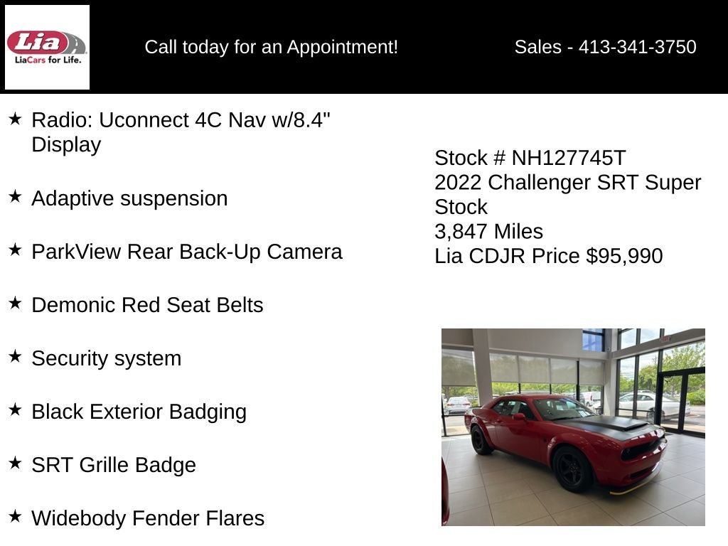 2022 Dodge Challenger SRT Super Stock