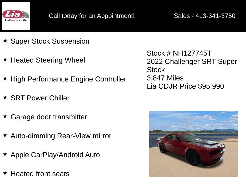 2022 Dodge Challenger SRT Super Stock