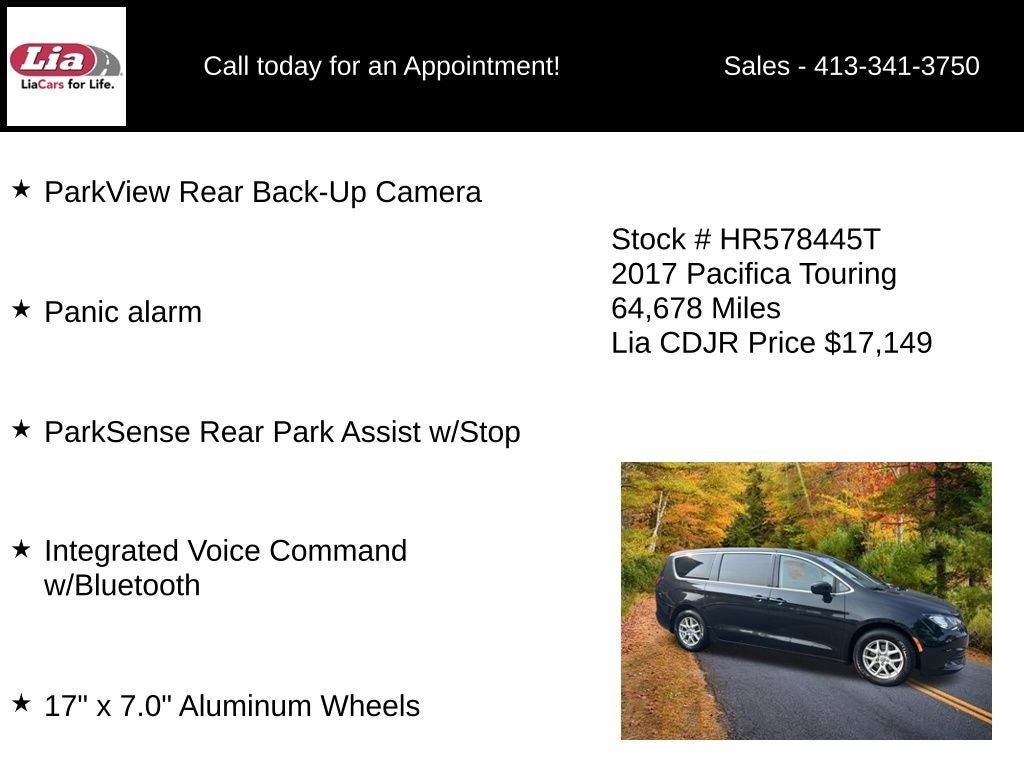 2017 Chrysler Pacifica Touring