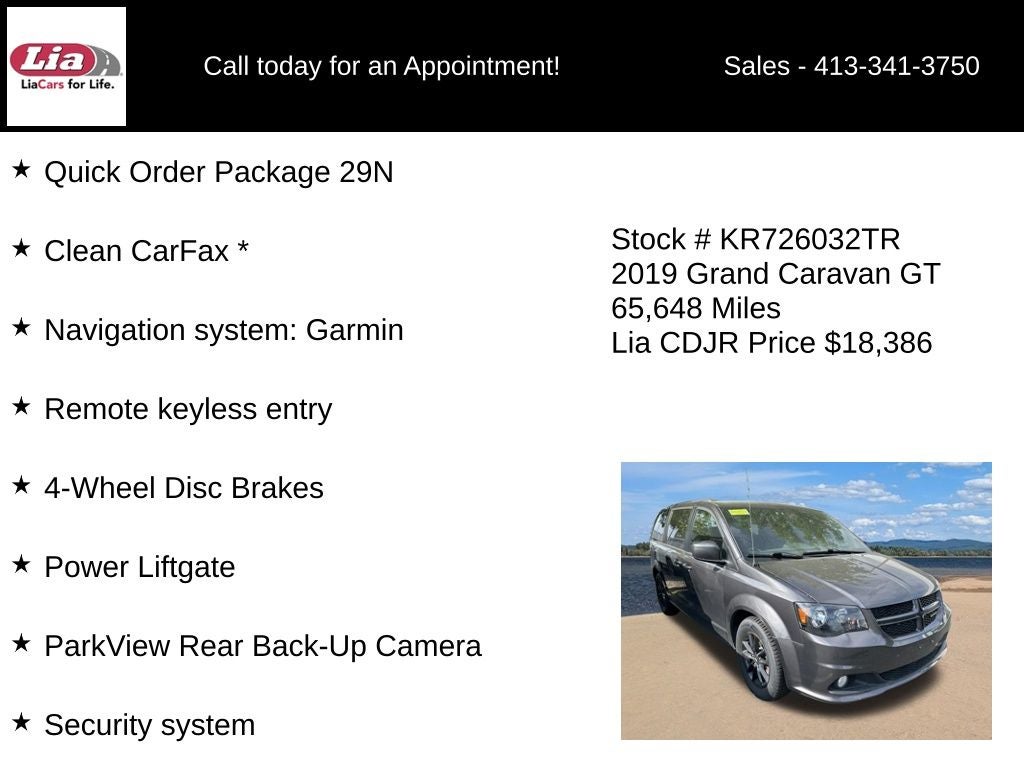 2019 Dodge Grand Caravan GT