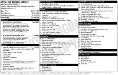 2025 Jeep Compass Latitude
