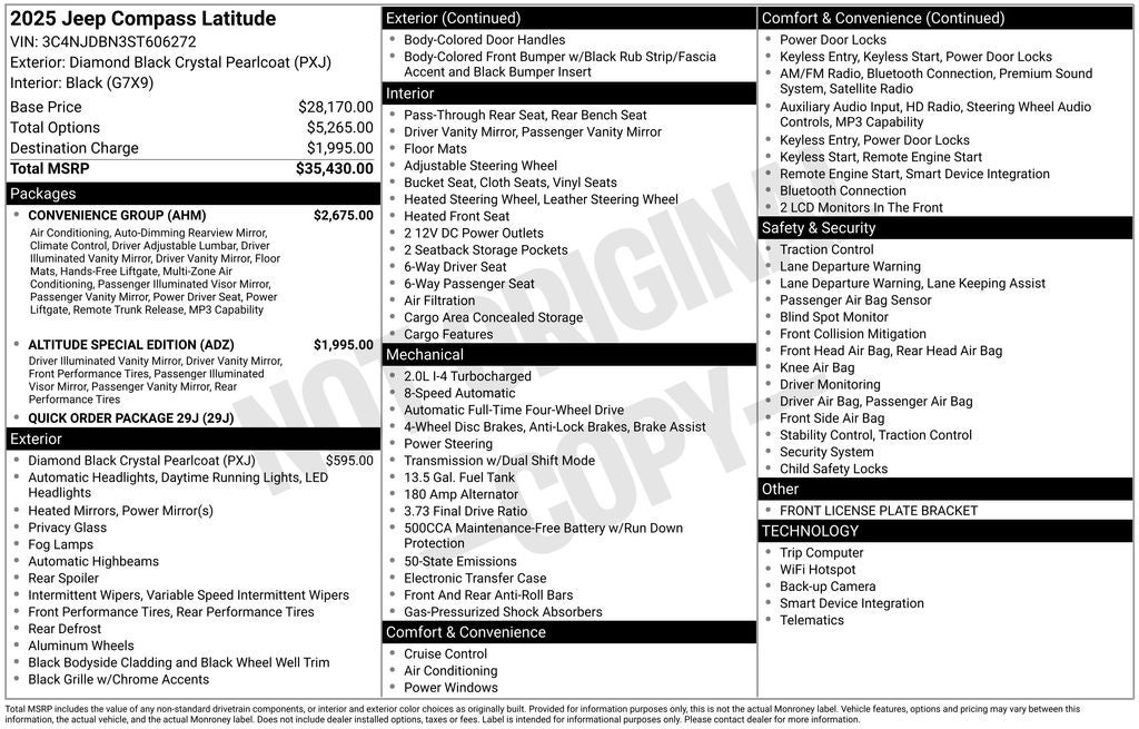 2025 Jeep Compass Latitude