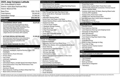 2025 Jeep Compass Latitude