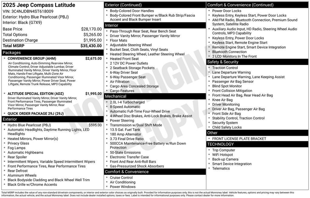 2025 Jeep Compass Latitude