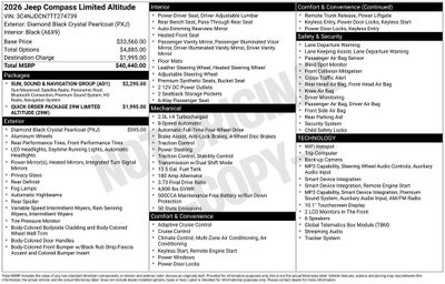 2026 Jeep Compass Limited