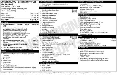 2025 RAM 2500 Tradesman